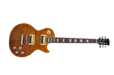 Custom Crown Slash Appetite Amber Tiger Maple Top Veneer Guitar - Image 2