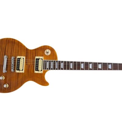 Custom Crown Slash Appetite Amber Tiger Maple Top Veneer Guitar - Image 2
