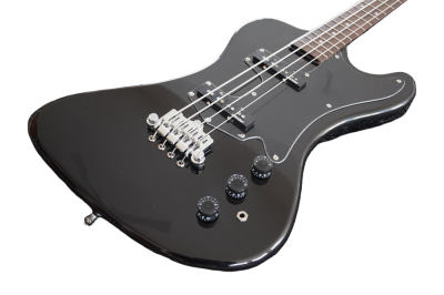 Custom Crown Krist Jet Black Thunderbird 4 String Novoselic Bass - Image 9
