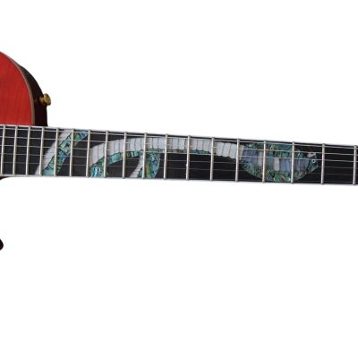 Custom Crown Translucent Red Flame Maple Top Snakepit Slash Guitar - Image 6