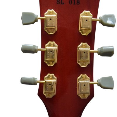 Custom Crown Translucent Red Flame Maple Top Snakepit Slash Guitar - Image 8