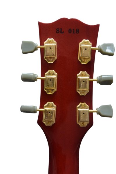 Custom Crown Translucent Red Flame Maple Top Snakepit Slash Guitar - Image 8