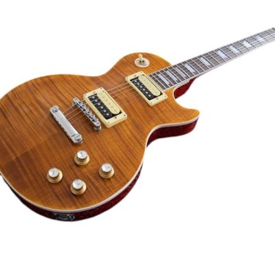 Custom Crown Slash Appetite Amber Tiger Maple Top Veneer Guitar - Image 8