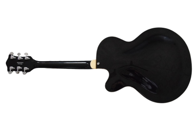 Custom Sovereign Bigsby G5120 Electromatic Hollow Body Fhole Jet Black Electric Guitar - Image 8