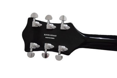 Custom Sovereign Bigsby G5120 Electromatic Hollow Body Fhole Jet Black Electric Guitar - Image 9