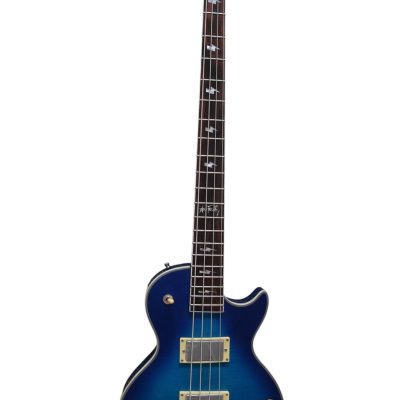 Custom Crown Spaceman Ace Frehley Blueburst 4 String Bass - Image 3