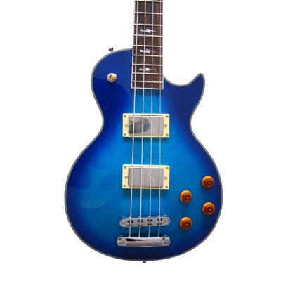 Custom Crown Spaceman Ace Frehley Blueburst 4 String Bass
