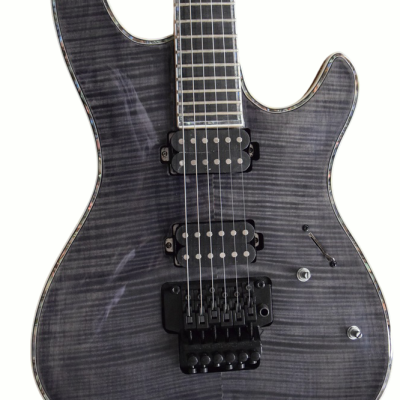 Custom Onyx Regius 6 Transparent Black Burst 6 String Guitar
