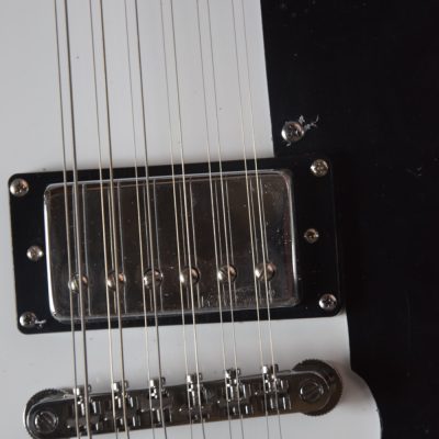Custom Crown SG Don Felder Arctic White Double Neck 12 and 6 String EDS1275 Guitar - Image 13