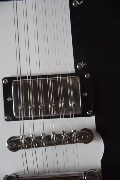 Custom Crown SG Don Felder Arctic White Double Neck 12 and 6 String EDS1275 Guitar - Image 13