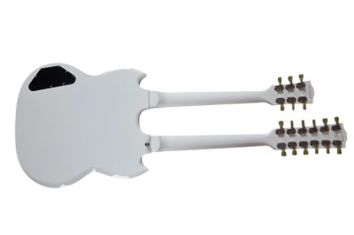 Custom Crown SG Don Felder Arctic White Double Neck 12 and 6 String EDS1275 Guitar - Image 6