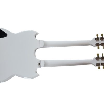 Custom Crown SG Don Felder Arctic White Double Neck 12 and 6 String EDS1275 Guitar - Image 6