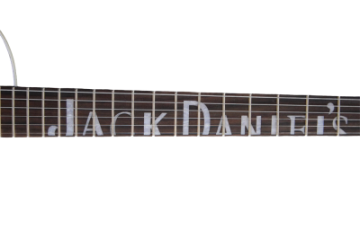 Custom Forge Jack Daniels Electric Vintage Black White Guitar - Image 4