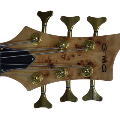 Custom Obsidian D6 Natural Satin Araya Birdseye Body Wood 6 String Bass - Image 4