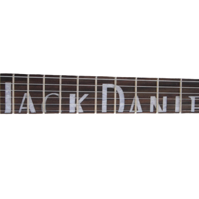 Custom Forge Jack Daniels Electric Vintage Black White Guitar - Image 4