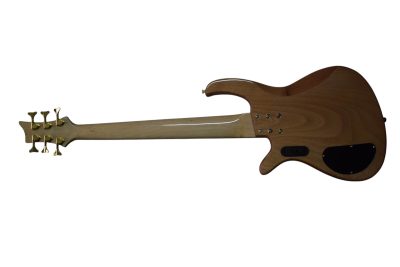 Custom Obsidian D6 Natural Satin Araya Birdseye Body Wood 6 String Bass - Image 3