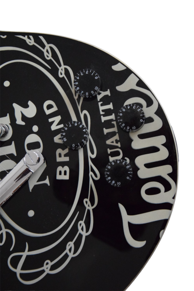 Custom Forge Jack Daniels Electric Vintage Black White Guitar - Image 6