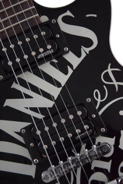 Custom Forge Jack Daniels Electric Vintage Black White Guitar - Image 7