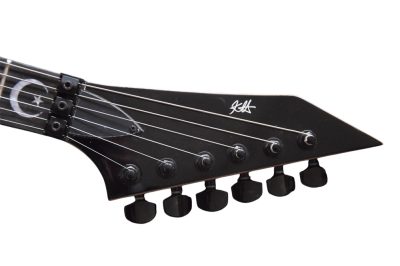 Custom Obsidian Kirk Hammett Ouija Black Good Bye Electric Guitar Natural Finish Neck - Image 7
