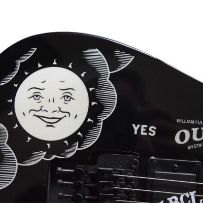 Custom Obsidian Kirk Hammett Ouija Black Good Bye Electric Guitar Natural Finish Neck - Image 5