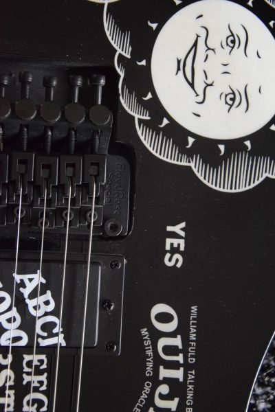 Custom Obsidian Kirk Hammett Ouija Black Good Bye Electric Guitar Natural Finish Neck - Image 10