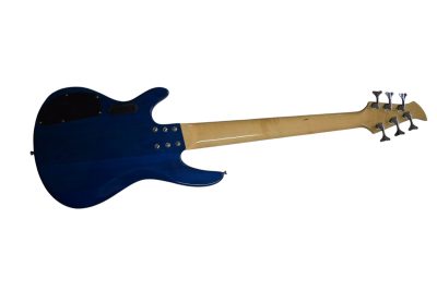 Custom Pearl TRB1006J Patitucci Translucent Blue Quilted Maple Top 6 String Bass - Image 9