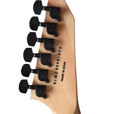 Custom Obsidian Kirk Hammett Ouija Black Good Bye Electric Guitar Natural Finish Neck - Image 3