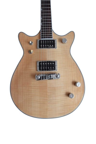 Custom Sovereign Malcolm Young Natural Tiger Maple Top II G6131MYF Guitar