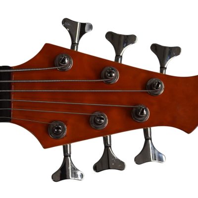 Custom Pearl TRB1006J Patitucci Caramel Brown Quilted Maple Top 6 String Bass - Image 5
