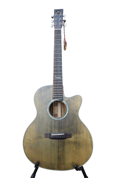 Custom Vertex Orchestra Model Cutaway Harbour Grey Acoustic Guitar - Image 6