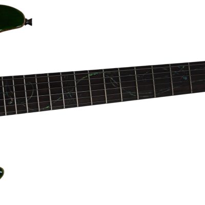 Custom Monarch Santana Trampas Green Tree of Life Vine Fretboard Inlay Guitar - Image 4