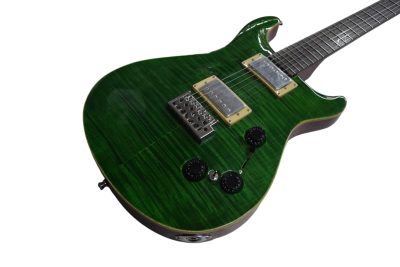 Custom Monarch Santana Trampas Green Tree of Life Vine Fretboard Inlay Guitar - Image 5
