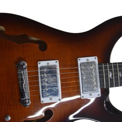 Custom Monarch McCarty Tobacco Sunburst Hollowbody Standard Piezo Fhole Guitar - Image 5