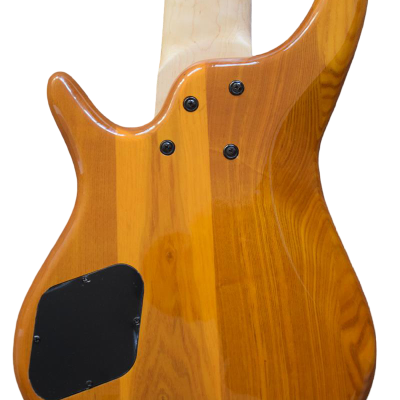 Custom Tornado Natural 7 String Fretless Bass Two Big Humbucker Style Soapbar Pickups - Image 8
