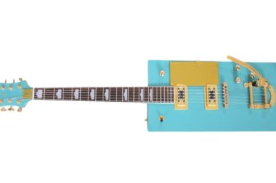 Custom Sovereign Bigsby Bo Diddley G5810 Sea Foam Green Guitar - Image 8