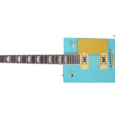 Custom Sovereign Bigsby Bo Diddley G5810 Sea Foam Green Guitar - Image 8
