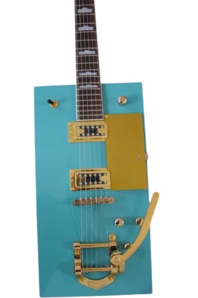 Custom Sovereign Bigsby Bo Diddley G5810 Sea Foam Green Guitar