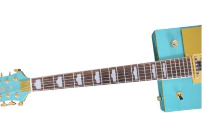 Custom Sovereign Bigsby Bo Diddley G5810 Sea Foam Green Guitar - Image 6