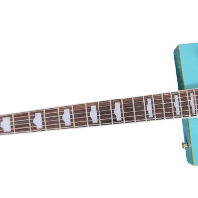Custom Sovereign Bigsby Bo Diddley G5810 Sea Foam Green Guitar - Image 6
