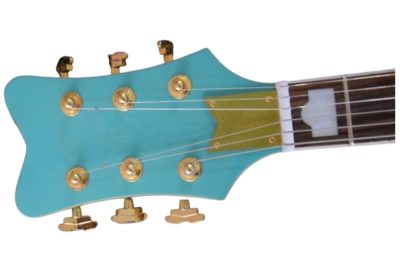 Custom Sovereign Bigsby Bo Diddley G5810 Sea Foam Green Guitar - Image 5