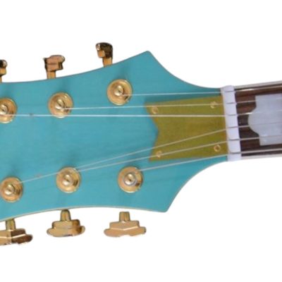 Custom Sovereign Bigsby Bo Diddley G5810 Sea Foam Green Guitar - Image 5