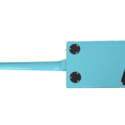 Custom Sovereign Bigsby Bo Diddley G5810 Sea Foam Green Guitar - Image 3