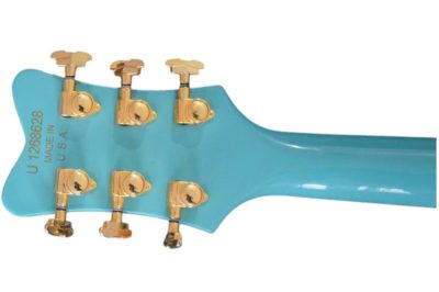Custom Sovereign Bigsby Bo Diddley G5810 Sea Foam Green Guitar - Image 2