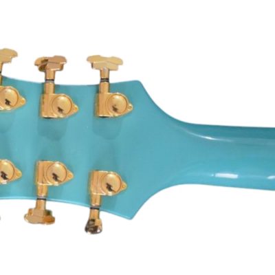 Custom Sovereign Bigsby Bo Diddley G5810 Sea Foam Green Guitar - Image 2