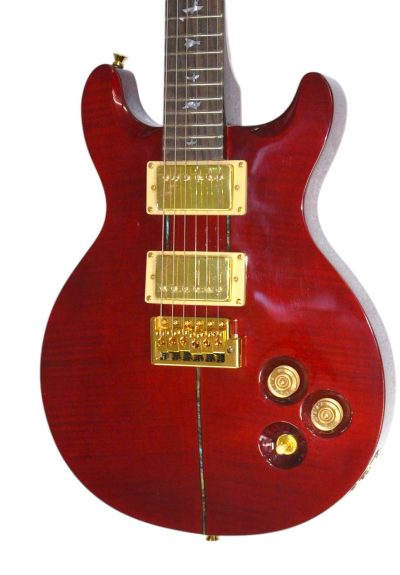 Custom Monarch Santana Red Flame Maple Top Electric Guitar