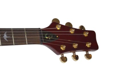Custom Monarch Santana Red Flame Maple Top Electric Guitar - Image 3