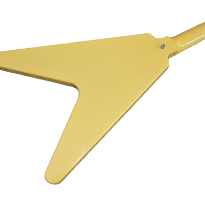 Custom Crown Flying V Hetfield TV Yellow Electric Guitar - Image 8