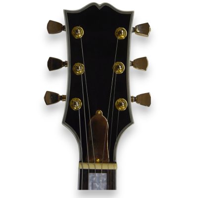 Custom Crown ES335 BB King Lucille Ebony Gloss Black Electric Guitar - Image 5