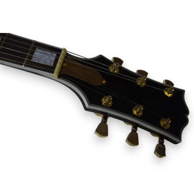 Custom Crown ES335 BB King Lucille Ebony Gloss Black Electric Guitar - Image 12