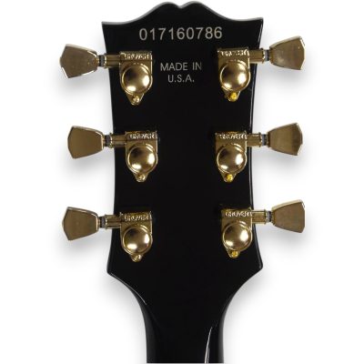 Custom Crown ES335 BB King Lucille Ebony Gloss Black Electric Guitar - Image 15
